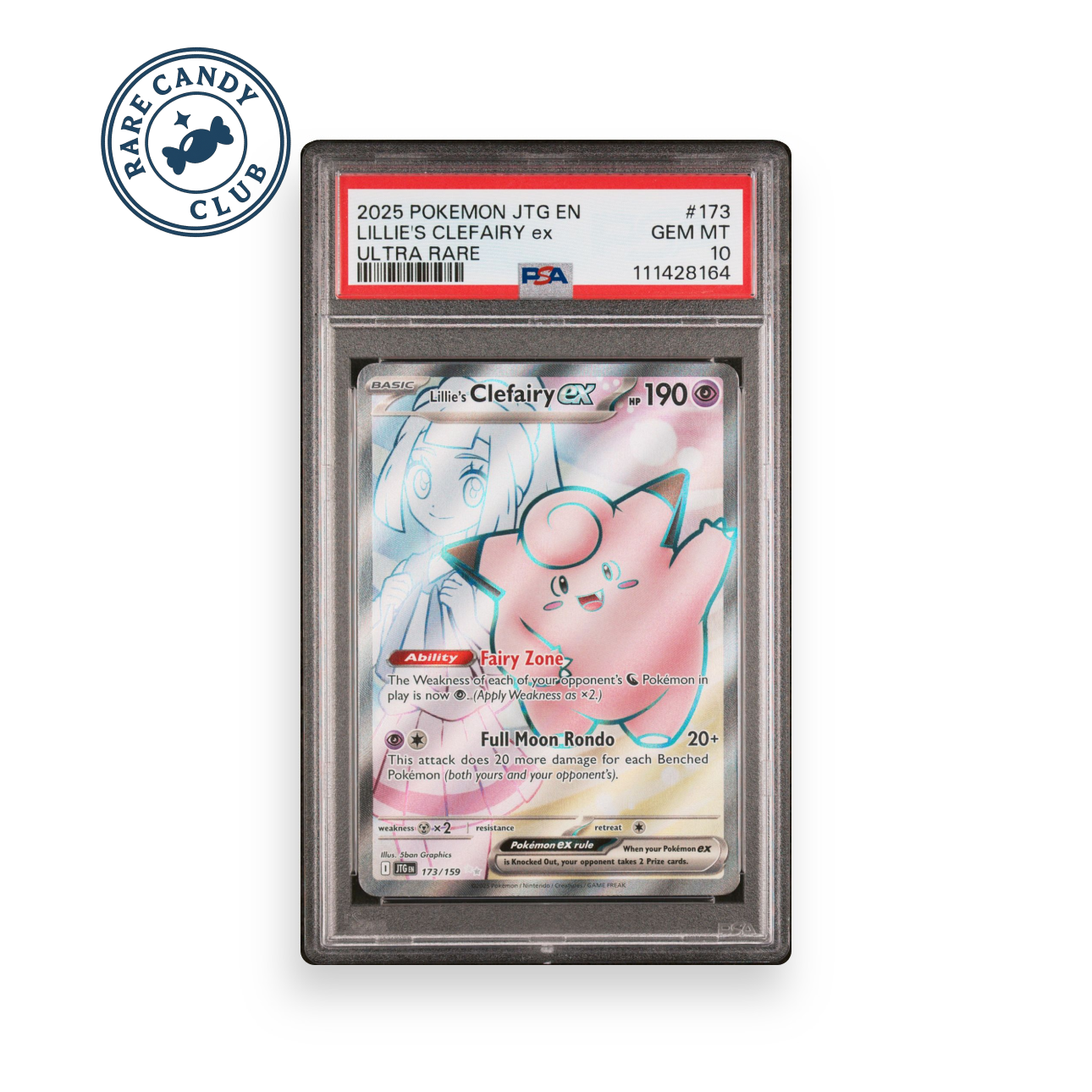 Lillie’s Clefairy – Journey Together – 173/190 – PSA 10