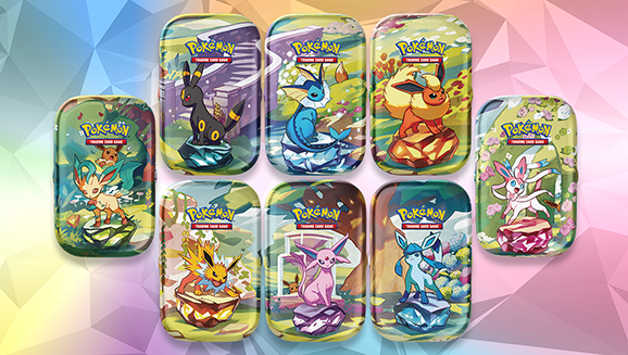 Pokémon Prismatic Mini Tins – 1 of 8 Random Designs