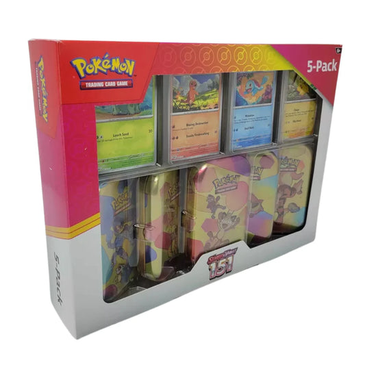 Pokemon Scarlet & Violet - 151 5-pack Mini Tins