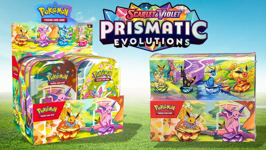 Pokémon Prismatic Mini Tins – 1 of 8 Random Designs