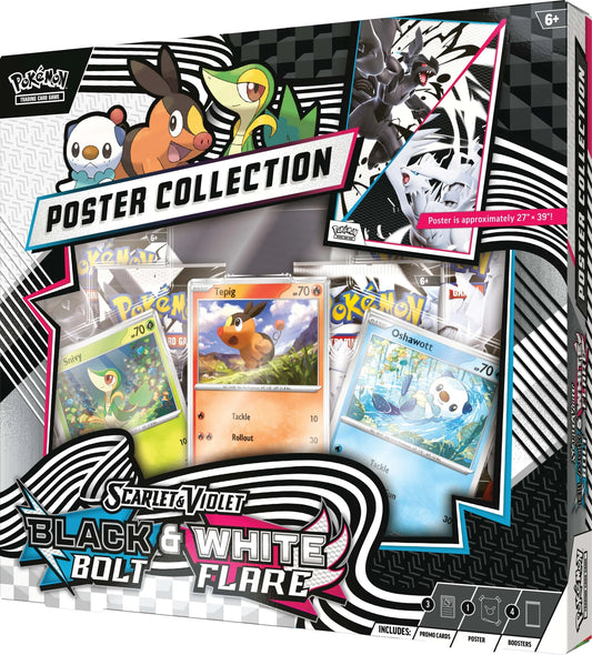 [Preorder] Scarlet & Violet – Black Bolt & White Flare Poster Collection
