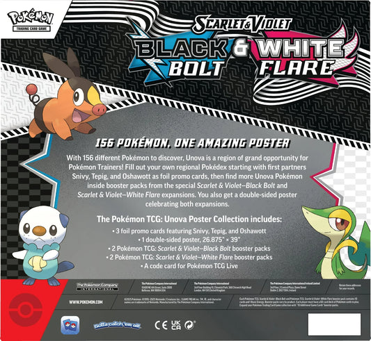 [Preorder] Scarlet & Violet – Black Bolt & White Flare Poster Collection